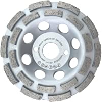 PRODIAMANT Disco de pulido de diamante premium 125 mm de hormigón - universal Disco de pulido de diamante de doble fila…